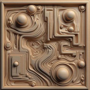 Patterns and decorations st Modern 1 3d model